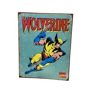 Wolverine Retro Tin Poster, Marvel Comics 2007